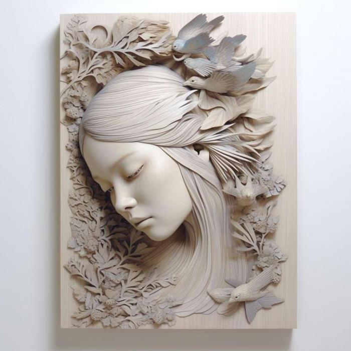 نموذج ثلاثي الأبعاد لآلة CNC 3D Art 